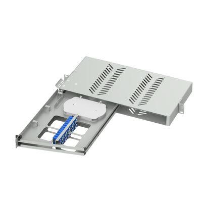 24 ports LC UPC Swing type panneau de patch en fibre optique pour cadre de distribution sous-optique
