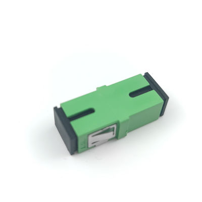 SC APC couplage simplex antipoussière sans oreille pour la connexion active à la fibre optique en FTTH
