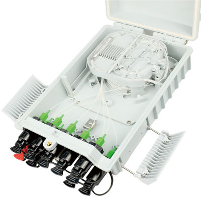 Boîte de distribution en fibre optique ABS PC pour FTTH extérieur 8 cœurs Splitters de fibres optiques