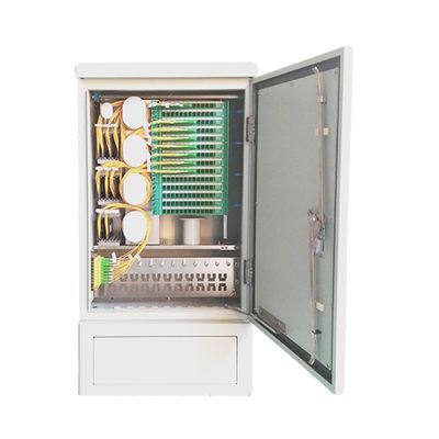 10 Armoire de distribution en fibre extérieure FTTH à 144 cœurs pour réseaux de télécommunications de grande capacité