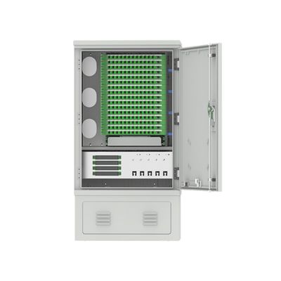 Armoire de distribution en fibre FTTH extérieure avec conception et construction de matériaux SMC
