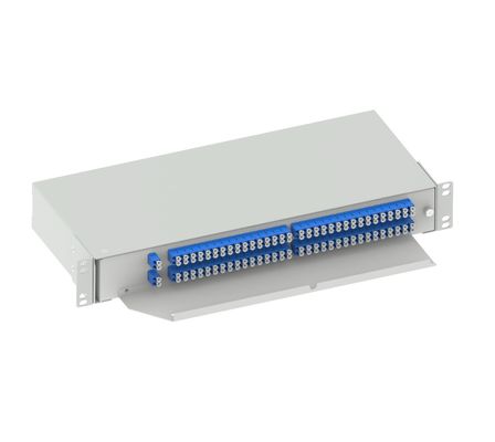Réseau FTTX 19 pouces Fibre optique Splitter Patchpanel sous ODF type swing pour les systèmes