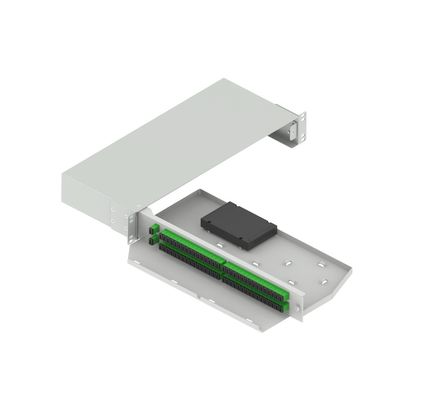 19 pouces de fibre optique Splitter Patchpanel sous-ODF swing type APC SC fibre optique pour ODN FTTX