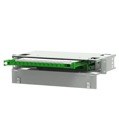 24 Panneau de patch de distribution de fibre optique E2000 Type pour le réseau ODN et le centre de données