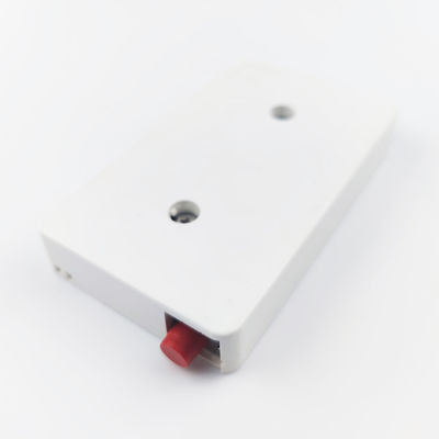 2 noyaux UPC en plastique en fibre optique, panneau de prise pour le réseau FTTH en blanc/gris