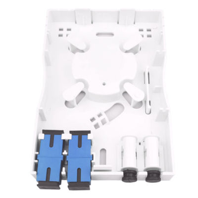 2 cœurs UPC Plastique en fibre optique Panneau de prise pour installation murale