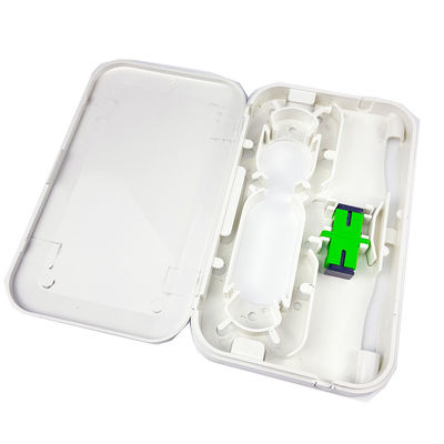 1 Core SC APC Panneau de prise de fibre optique en plastique pour la mise en place de réseaux FTTH en intérieur