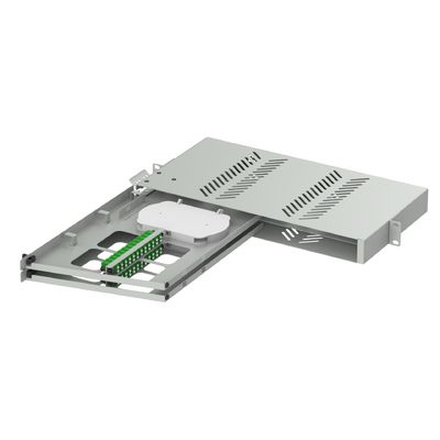 Cadre de distribution sous-optique 24 ports LC APC Swing Type 19 pouces Panneau de patch en fibre optique