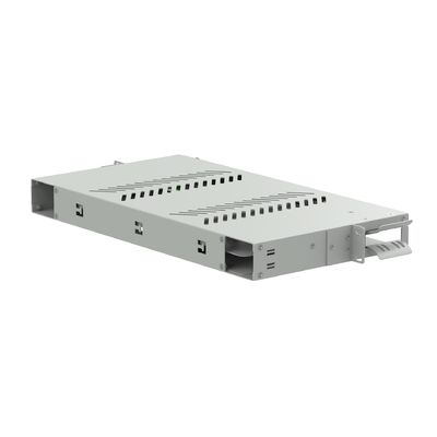 Cadre de distribution sous-optique 24 ports LC APC Swing Type 19 pouces Panneau de patch en fibre optique