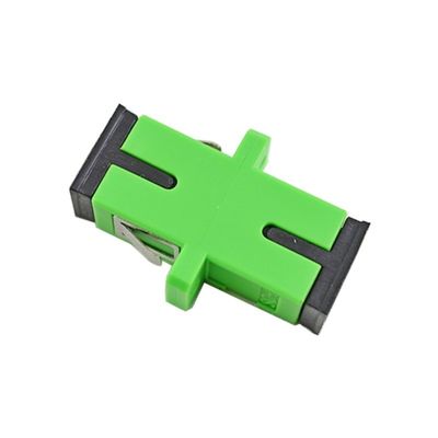 Adaptateur à fibre optique quadri-SC sans oreille à l'épreuve de la poussière avec APC UPC PC PBT Matériau 1 port/2 ports