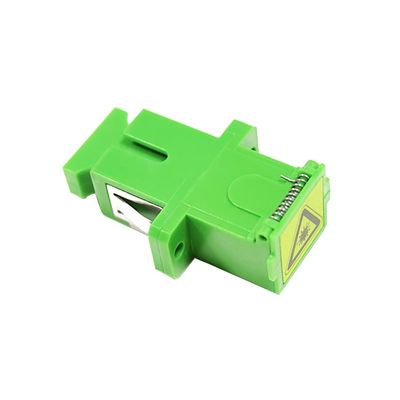 Adaptateur à fibre optique quadri-SC sans oreille à l'épreuve de la poussière avec APC UPC PC PBT Matériau 1 port/2 ports
