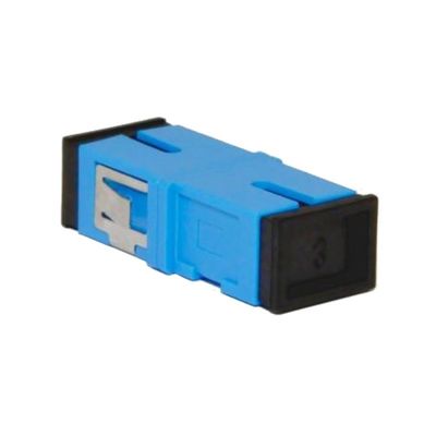 Adaptateur à fibre optique quadri-SC sans oreille à l'épreuve de la poussière avec APC UPC PC PBT Matériau 1 port/2 ports