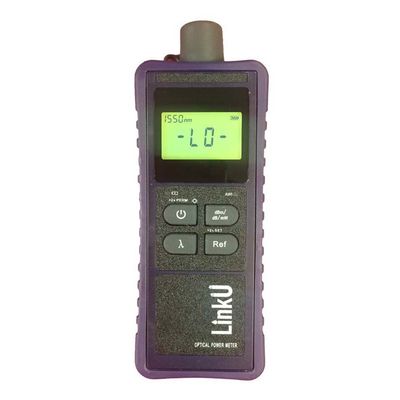 Réseau ODN db Compteur de stockage de données en fibre optique Compteur de puissance optique portatif avec 3