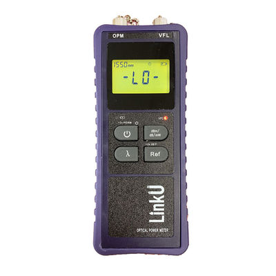 Réseau ODN db Compteur de stockage de données en fibre optique Compteur de puissance optique portatif avec 3