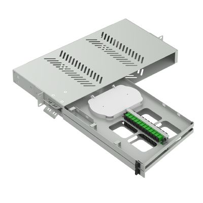 FTTX 24 ports Panneau de patch en fibre optique de type SC APC sous ODF swing pour équipement optique
