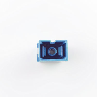 1 Port PBT Matériau sans oreille coupleur simple antipoussière SC Adaptateur à fibre optique avec UPC