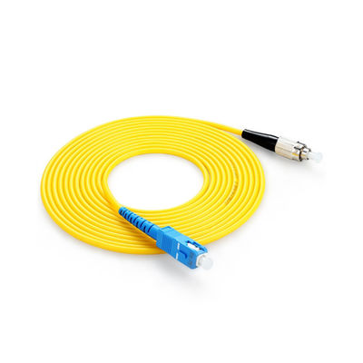 Fonction de connexion de fibre optique Longueur personnalisable SC FC Patchcord à fibre optique
