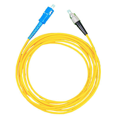 Fonction de connexion de fibre optique Longueur personnalisable SC FC Patchcord à fibre optique