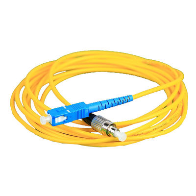 Fonction de connexion de fibre optique Longueur personnalisable SC FC Patchcord à fibre optique