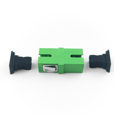 SC APC couplage simplex antipoussière sans oreille pour la connexion active à la fibre optique en FTTH