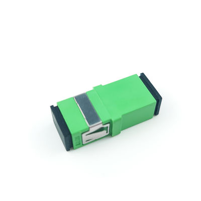 SC APC couplage simplex antipoussière sans oreille pour la connexion active à la fibre optique en FTTH