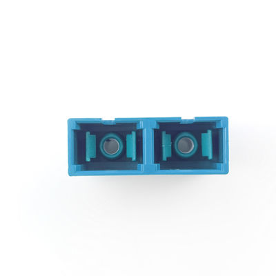 Adaptateur à fibre optique duplex SC/UPC pour FTTH à étanchéité à la poussière Adaptateur sans oreille 2 ports