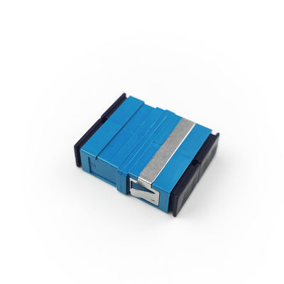 Adaptateur à fibre optique duplex SC/UPC pour FTTH à étanchéité à la poussière Adaptateur sans oreille 2 ports