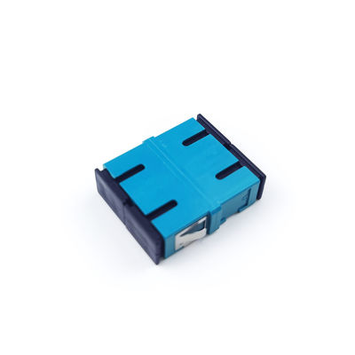 Adaptateur à fibre optique duplex SC/UPC pour FTTH à étanchéité à la poussière Adaptateur sans oreille 2 ports