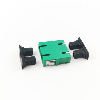 5 PBT Coupler duplex antipoussière sans oreille SC Adaptateur à fibre optique avec APC