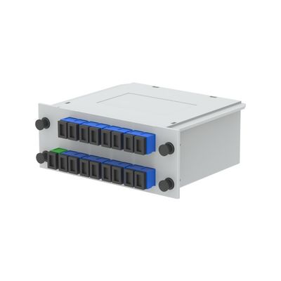 Type d'insertion du séparateur de PLC à fibre optique FTTX 1x2 1x4 1x8 1x16 1x32 1x64 avec SC/UPC 5