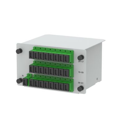 Type d'insertion du séparateur de PLC à fibre optique FTTX 1x2 1x4 1x8 1x16 1x32 1x64 avec SC/UPC 5