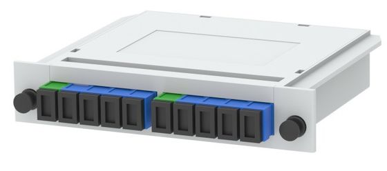 Type d'insertion du séparateur de PLC à fibre optique FTTX 1x2 1x4 1x8 1x16 1x32 1x64 avec SC/UPC 5