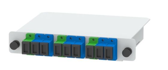 Type d'insertion du séparateur de PLC à fibre optique FTTX 1x2 1x4 1x8 1x16 1x32 1x64 avec SC/UPC 5