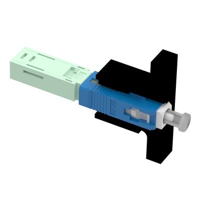 Connecteur rapide en fibre optique UPC poli pour l'assemblage de câbles FTTH