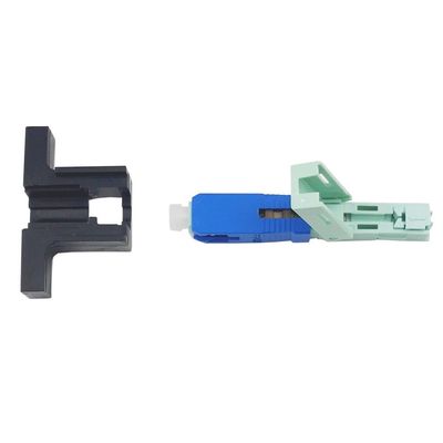 Connecteur rapide en fibre optique UPC poli pour l'assemblage de câbles FTTH