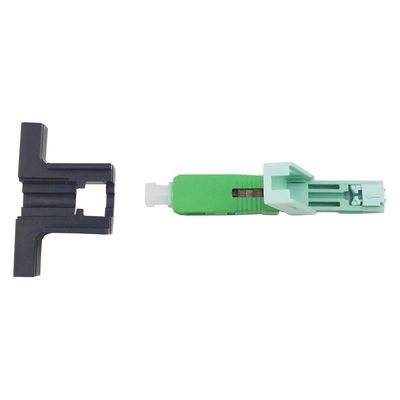 Connecteur rapide en fibre optique UPC poli pour l'assemblage de câbles FTTH