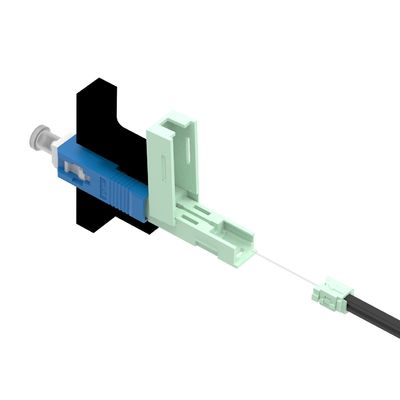 Connecteur rapide en fibre optique UPC poli pour l'assemblage de câbles FTTH