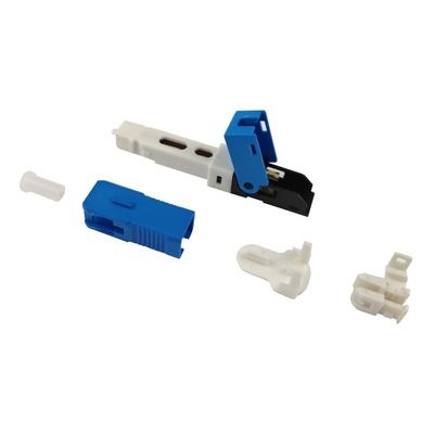 MAX≤0,5dB Perte d'insertion SC UPC SM Connecteur rapide à fibre optique simplex pour FTTH et réseau