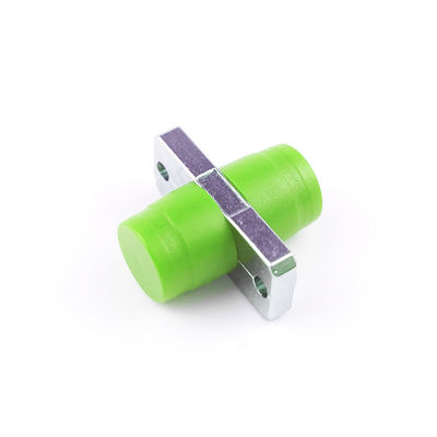 Adaptateur à fibre optique FTTH Simplex APC FC avec couleur verte et caractéristique rectangulaire