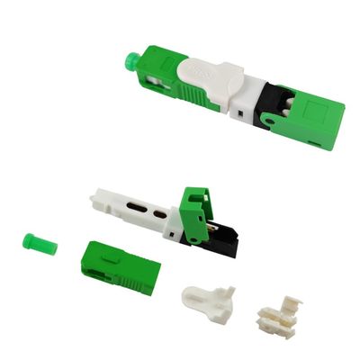 MAX≤0,5dB Perte d'insertion SC UPC SM Connecteur rapide à fibre optique simplex pour FTTH et réseau