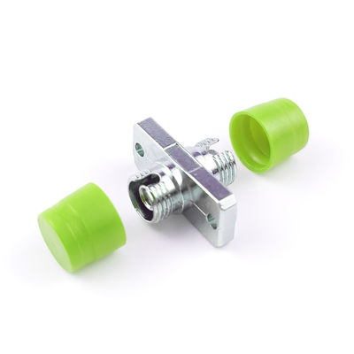 Adaptateur à fibre optique FTTH Simplex APC FC avec couleur verte et caractéristique rectangulaire