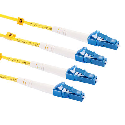 5 temps LC UPC fibre optique patchcord pour des connexions fluides