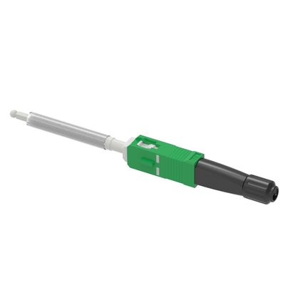 Connecteur rapide en fibre optique FTTH Simplex SC avec 10 fois de réutilisation et UPC poli