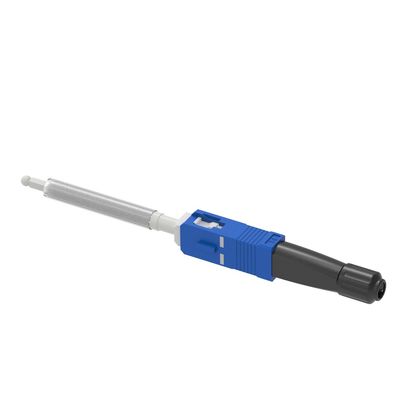 Connecteur rapide en fibre optique FTTH Simplex SC avec 10 fois de réutilisation et UPC poli