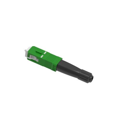 Connecteur rapide en fibre optique FTTH Simplex SC avec 10 fois de réutilisation et UPC poli