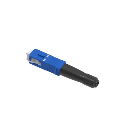Connecteur rapide en fibre optique FTTH Simplex SC avec 10 fois de réutilisation et UPC poli