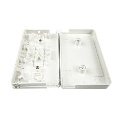 Panneau de prise de prise en fibre optique en plastique ABS à 2 cœurs pour réseau FTTX intérieur