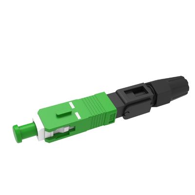 Connecteur rapide en fibre optique UPC poli pour l'assemblage de champ FTTH dans le réseau