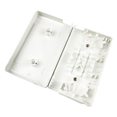 Panneau de prise de prise en fibre optique en plastique ABS à 2 cœurs pour réseau FTTX intérieur