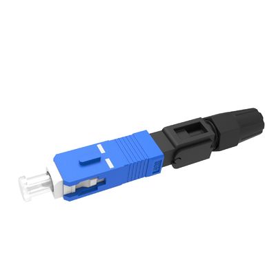 Connecteur rapide en fibre optique UPC poli pour l'assemblage de champ FTTH dans le réseau